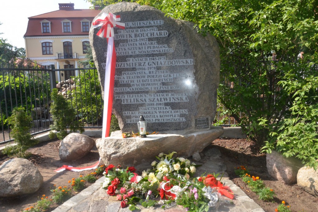 Osłonięcie obelisku przy Wojska Polskiego