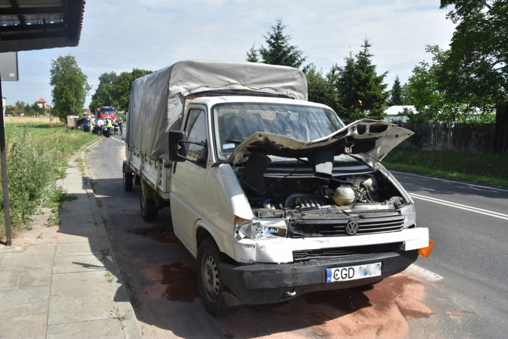 Kraksa 3 aut w Bogucinie