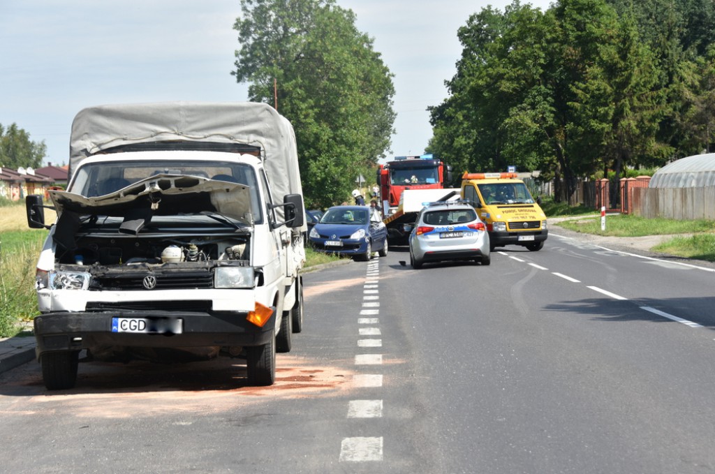 Kraksa 3 aut w Bogucinie