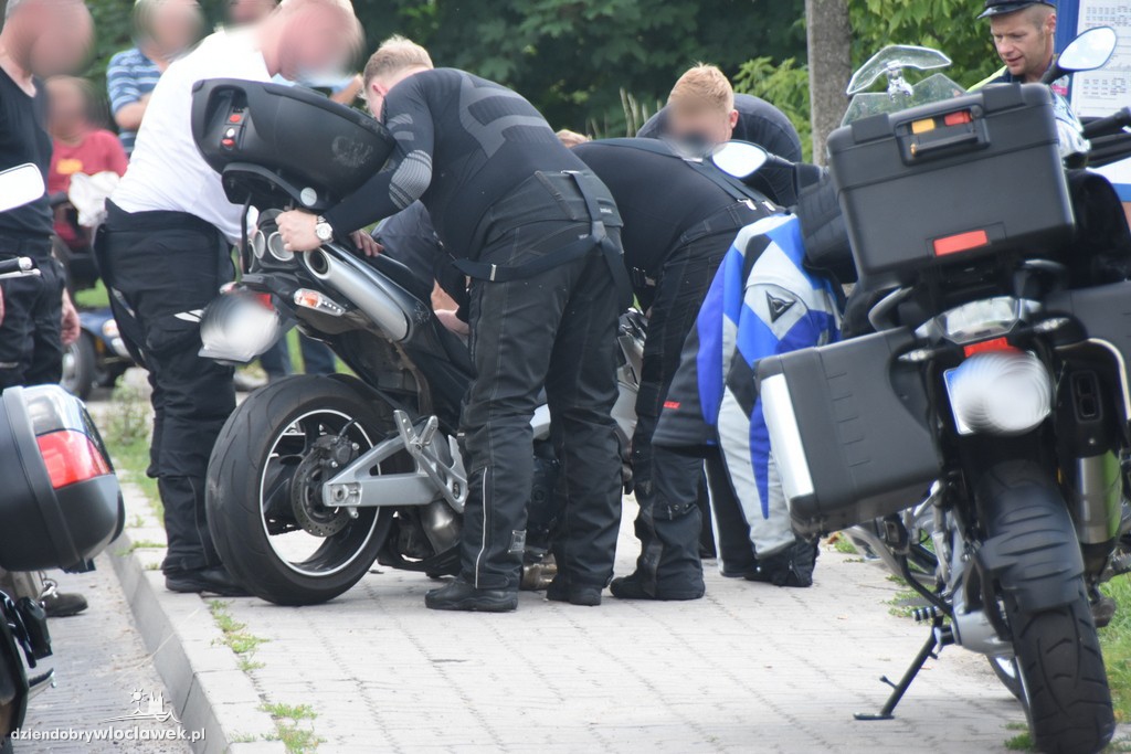 Wypadek z udziałem motocyklisty