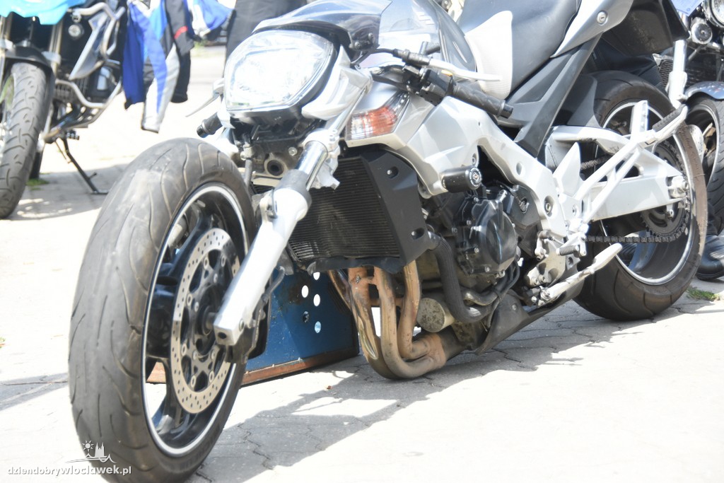 Wypadek z udziałem motocyklisty