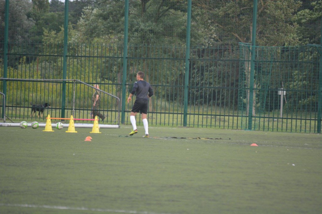 Trening piłkarzy Włocłavii Włocławek