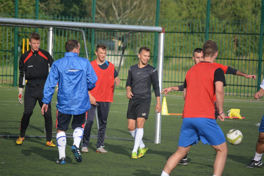 Trening piłkarzy Włocłavii Włocławek