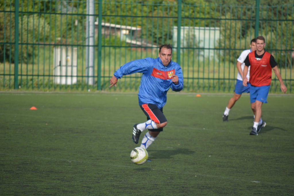 Trening piłkarzy Włocłavii Włocławek