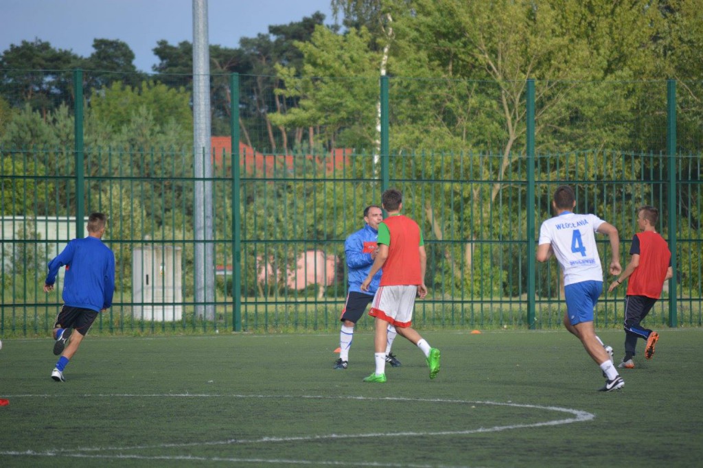 Trening piłkarzy Włocłavii Włocławek