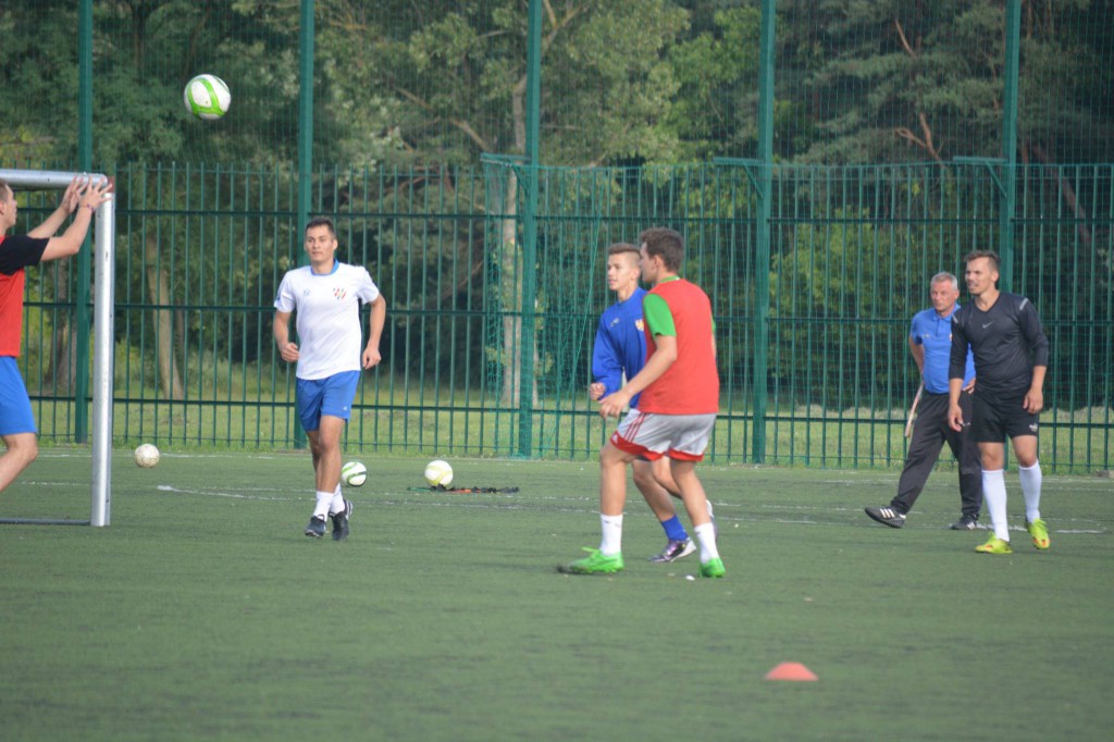 Trening piłkarzy Włocłavii Włocławek