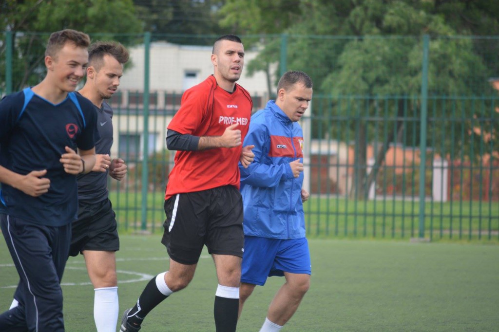 Trening piłkarzy Włocłavii Włocławek