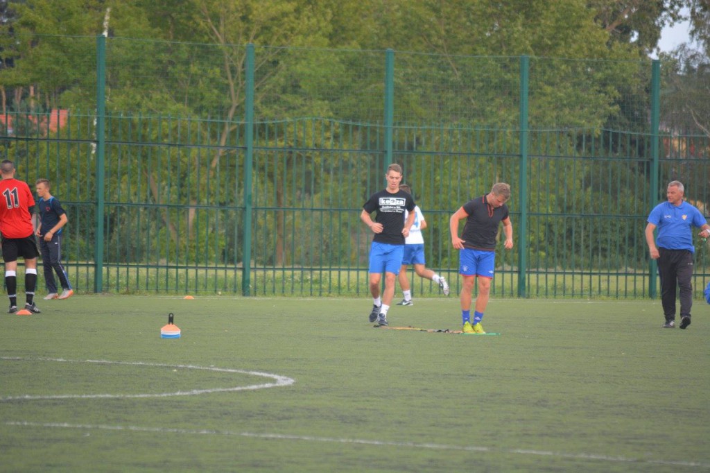 Trening piłkarzy Włocłavii Włocławek
