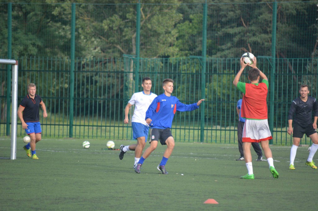 Trening piłkarzy Włocłavii Włocławek
