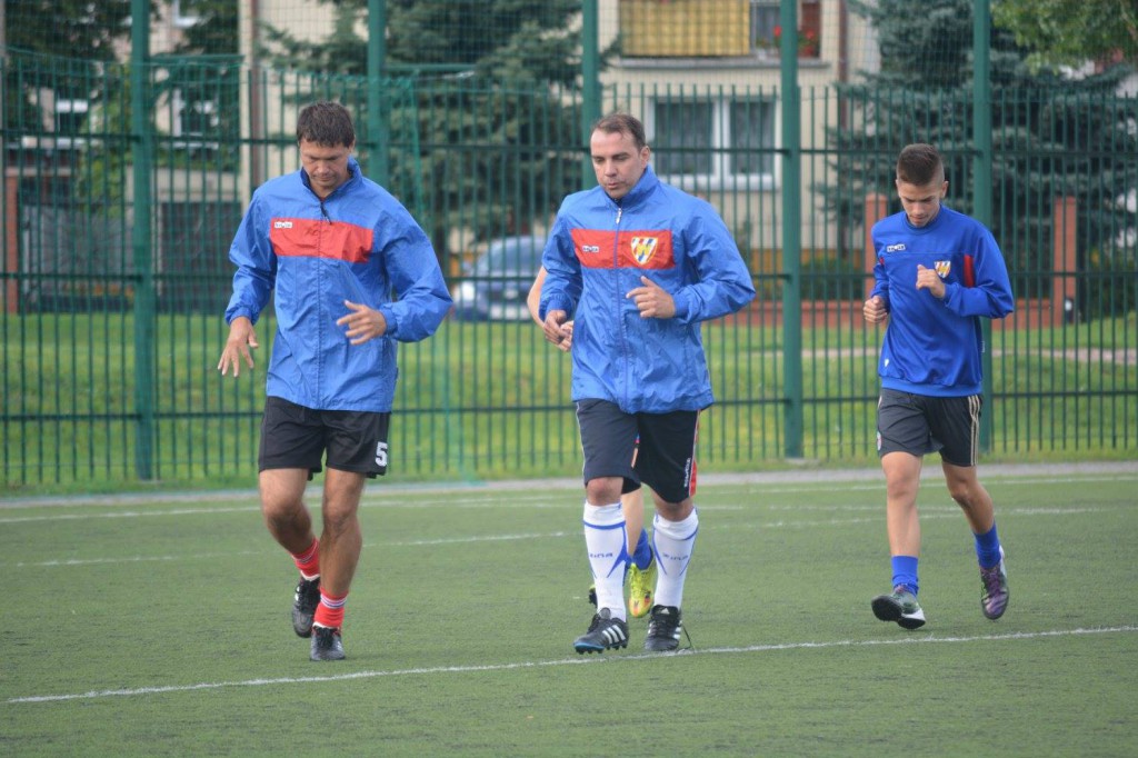 Trening piłkarzy Włocłavii Włocławek