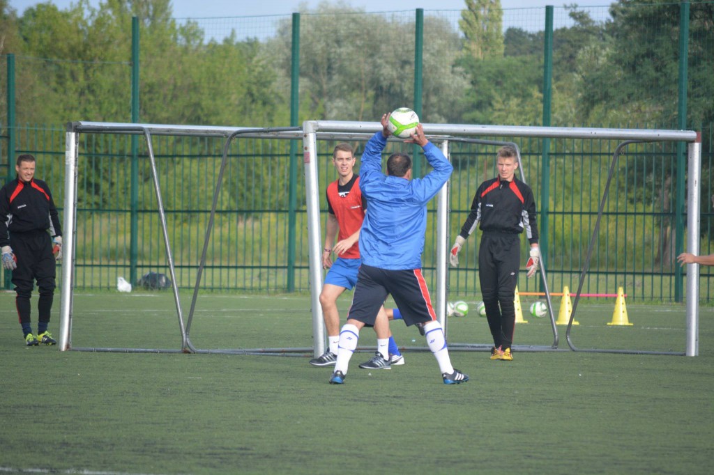 Trening piłkarzy Włocłavii Włocławek