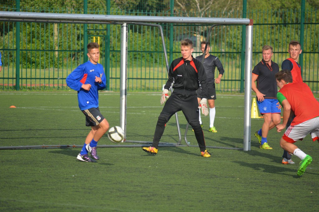 Trening piłkarzy Włocłavii Włocławek