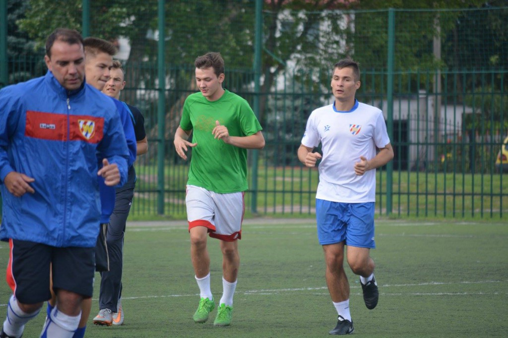 Trening piłkarzy Włocłavii Włocławek