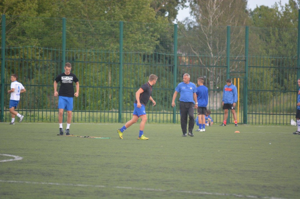 Trening piłkarzy Włocłavii Włocławek