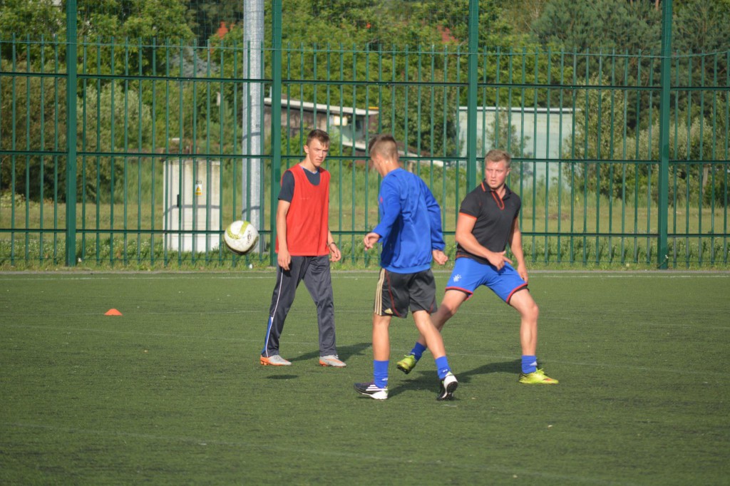 Trening piłkarzy Włocłavii Włocławek