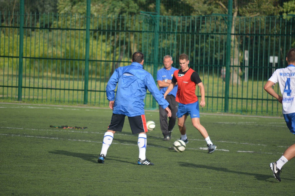 Trening piłkarzy Włocłavii Włocławek