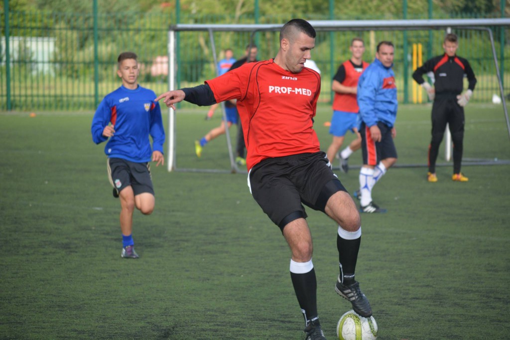Trening piłkarzy Włocłavii Włocławek