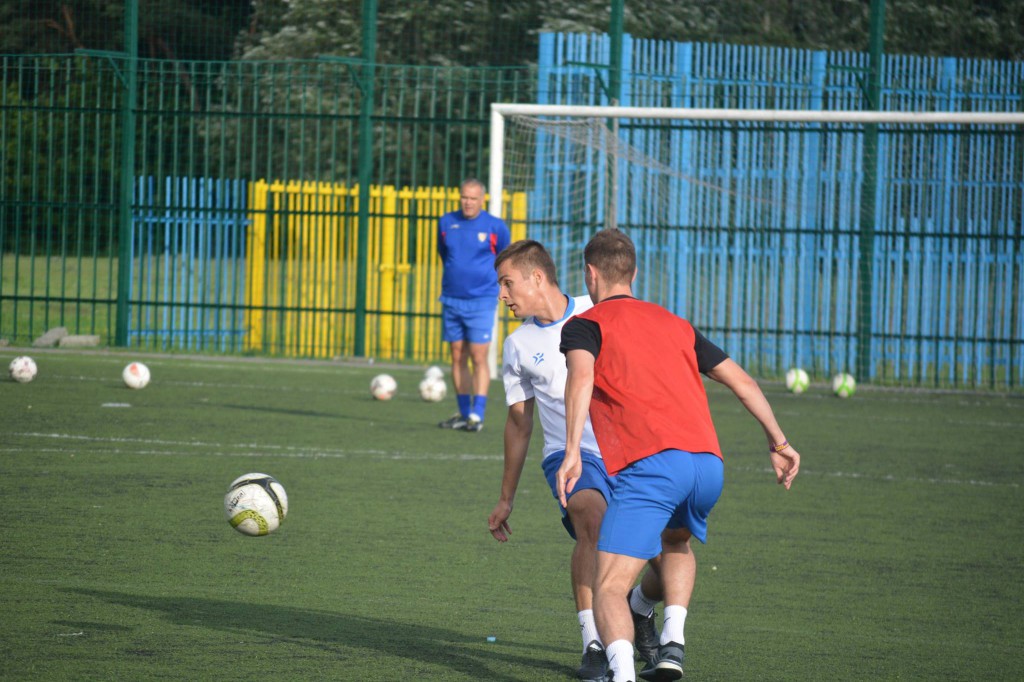 Trening piłkarzy Włocłavii Włocławek
