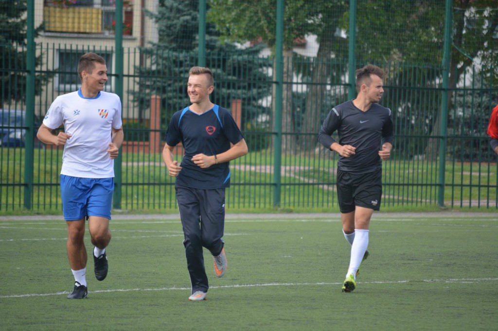 Trening piłkarzy Włocłavii Włocławek