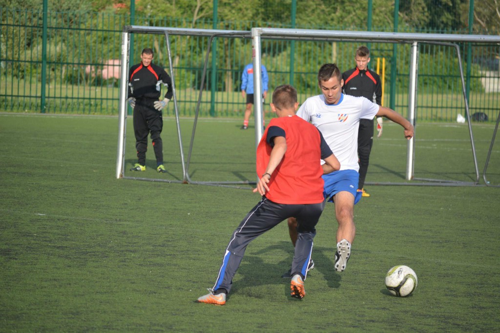 Trening piłkarzy Włocłavii Włocławek