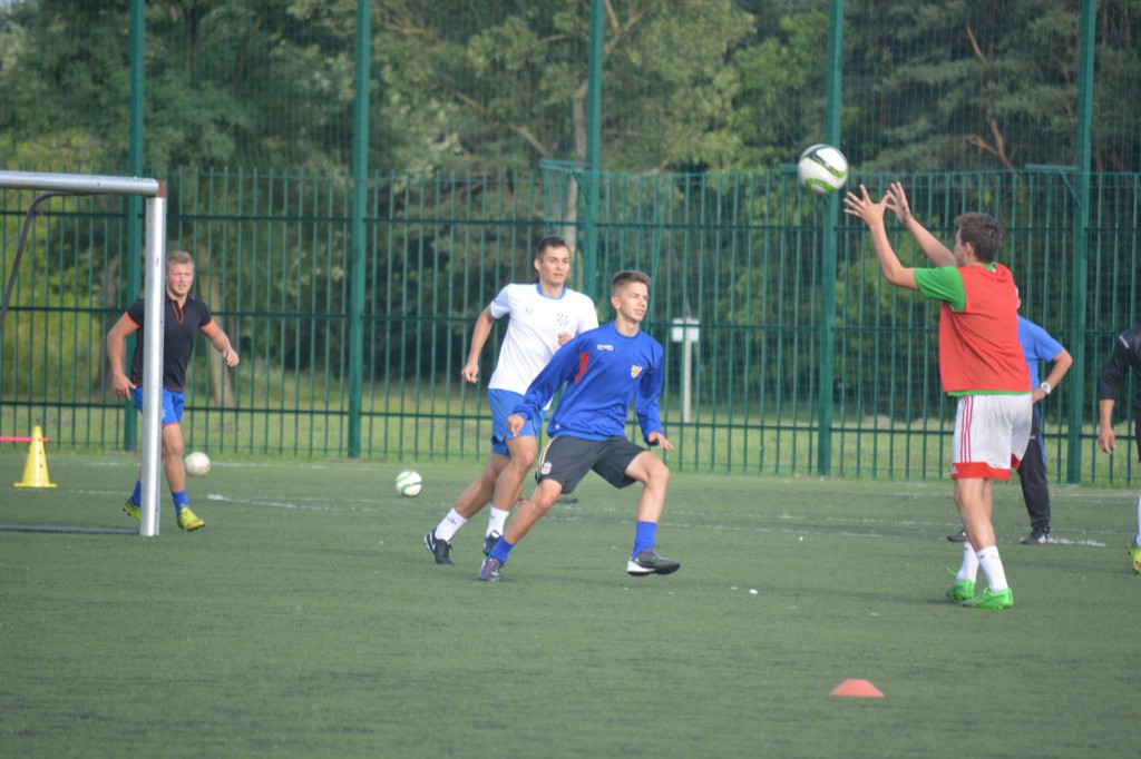 Trening piłkarzy Włocłavii Włocławek