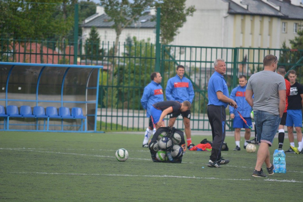 Trening piłkarzy Włocłavii Włocławek