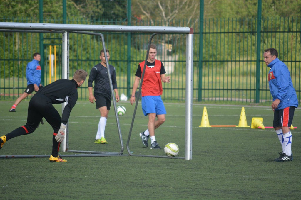 Trening piłkarzy Włocłavii Włocławek