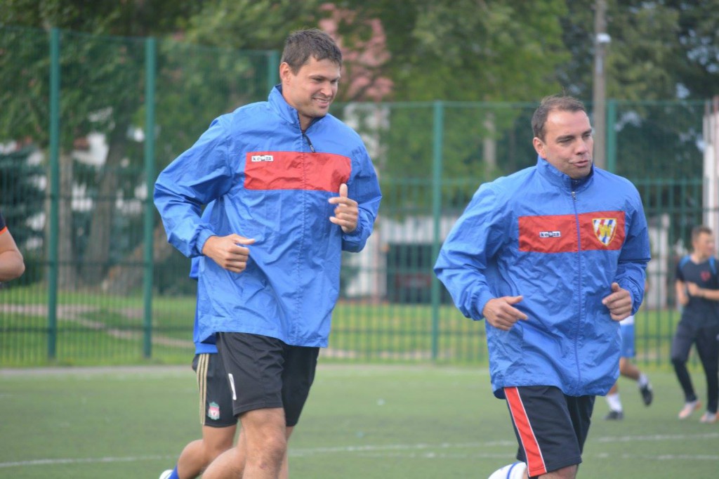 Trening piłkarzy Włocłavii Włocławek