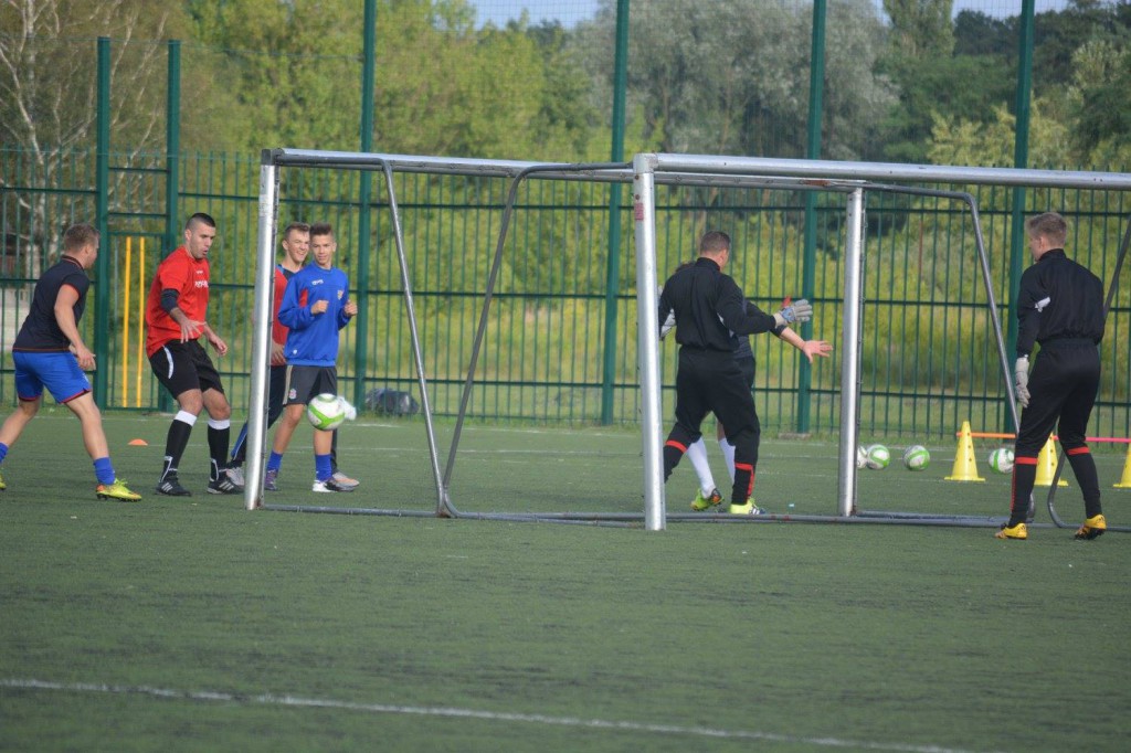 Trening piłkarzy Włocłavii Włocławek