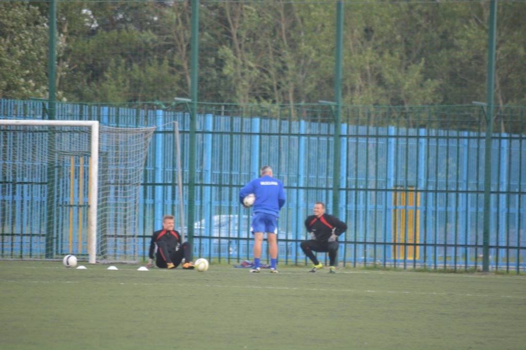 Trening piłkarzy Włocłavii Włocławek