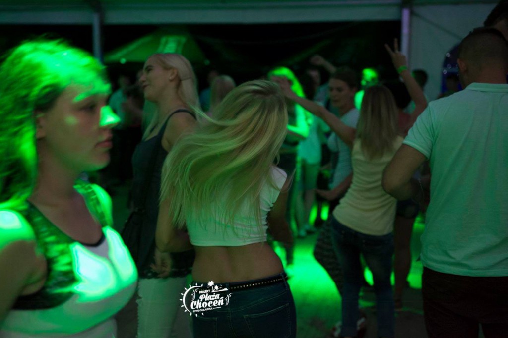 Koncert zespołu MIG na plaży w Choceniu I