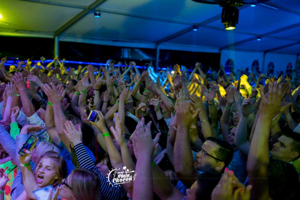 Koncert zespołu MIG na plaży w Choceniu II