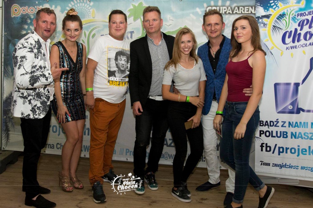 Koncert zespołu MIG na plaży w Choceniu II