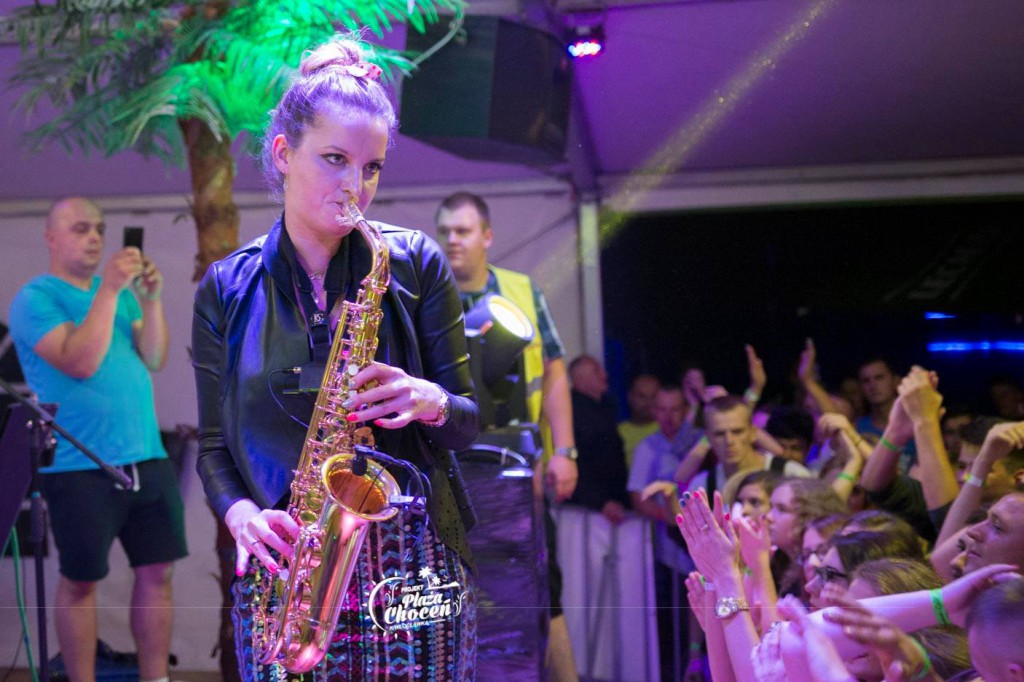 Koncert zespołu MIG na plaży w Choceniu II