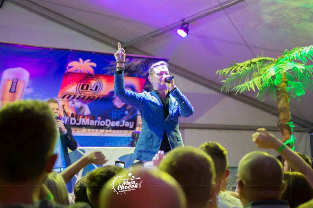 Koncert zespołu MIG na plaży w Choceniu II
