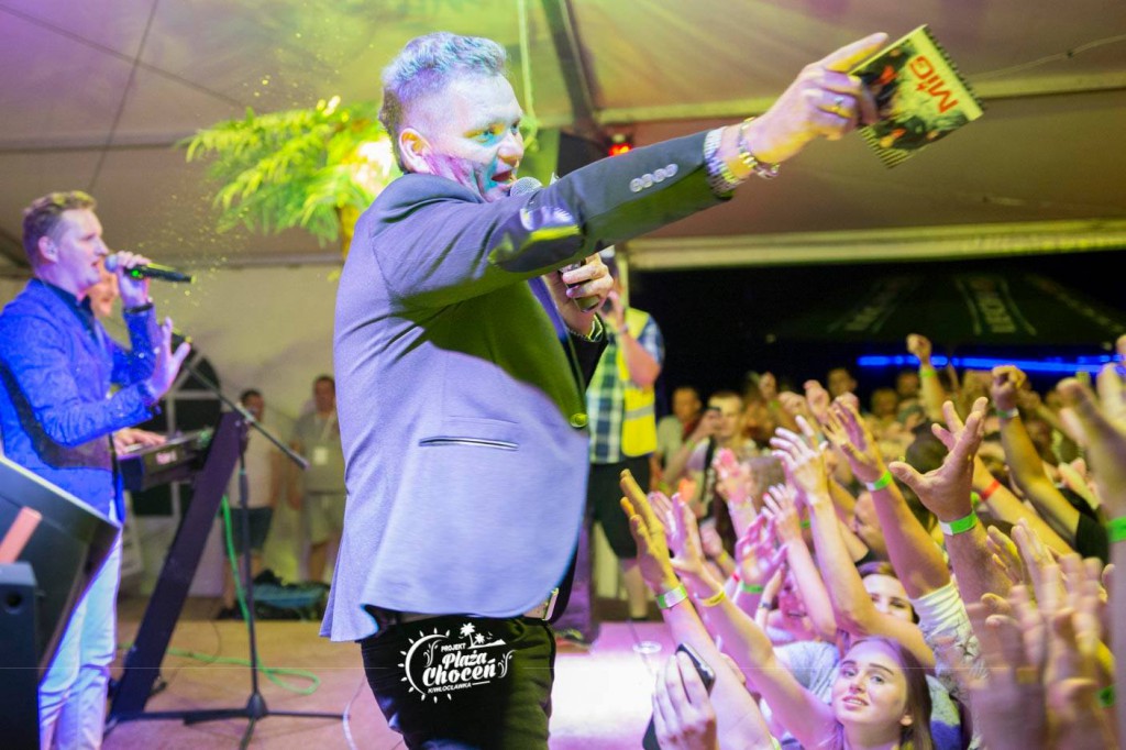 Koncert zespołu MIG na plaży w Choceniu II