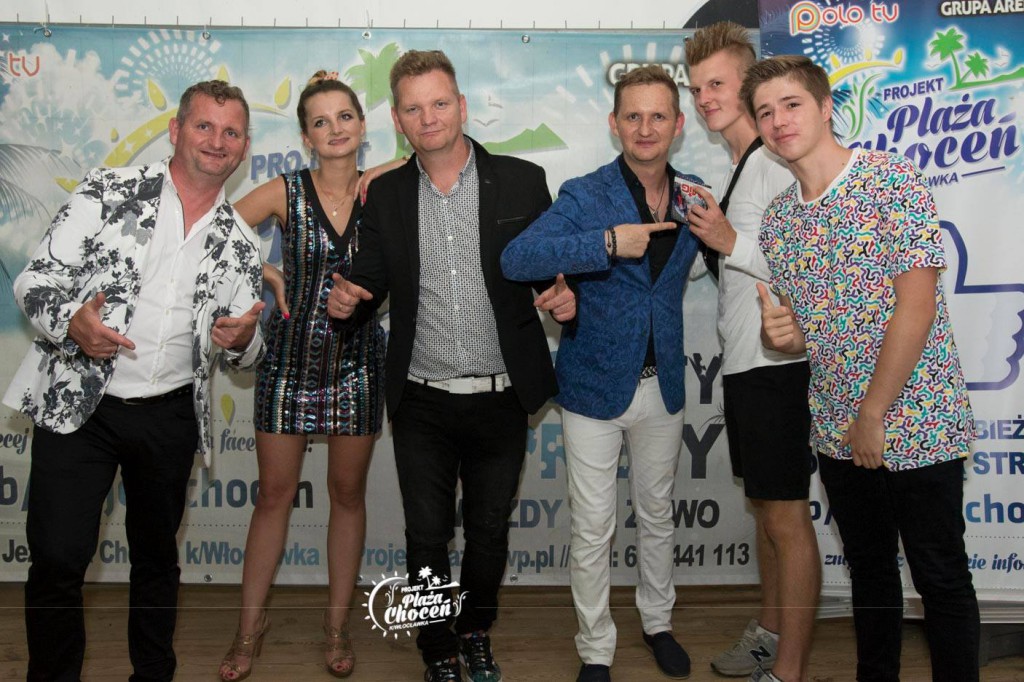 Koncert zespołu MIG na plaży w Choceniu II