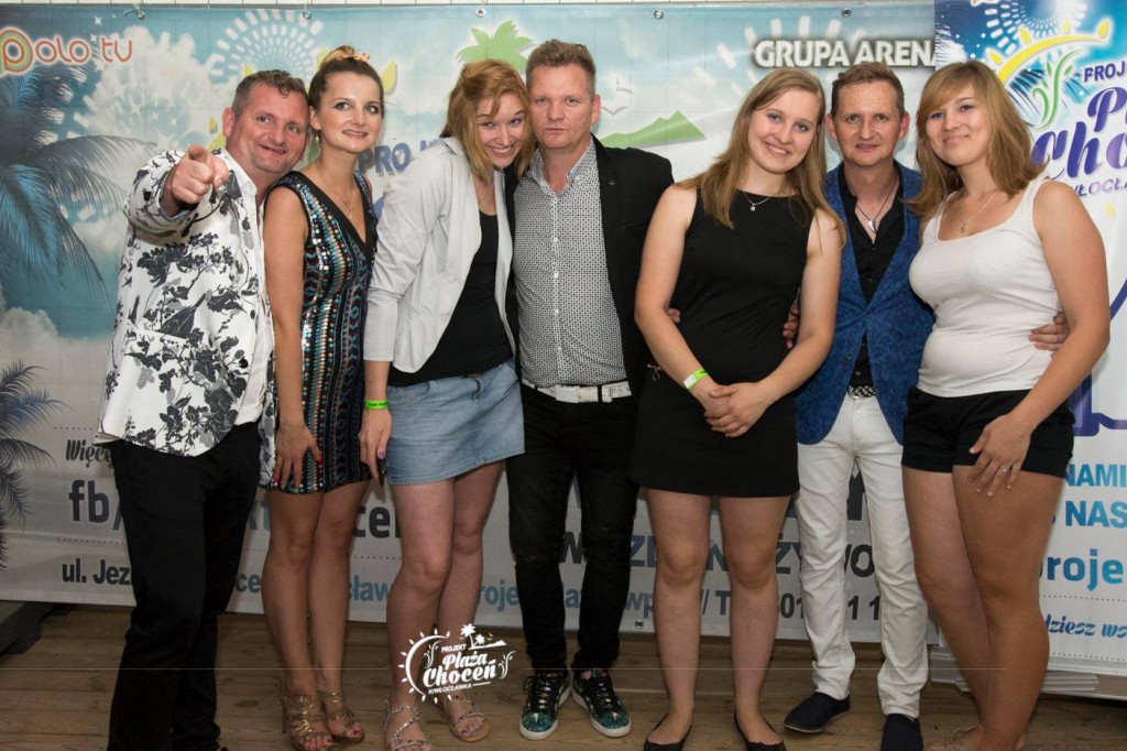 Koncert zespołu MIG na plaży w Choceniu II