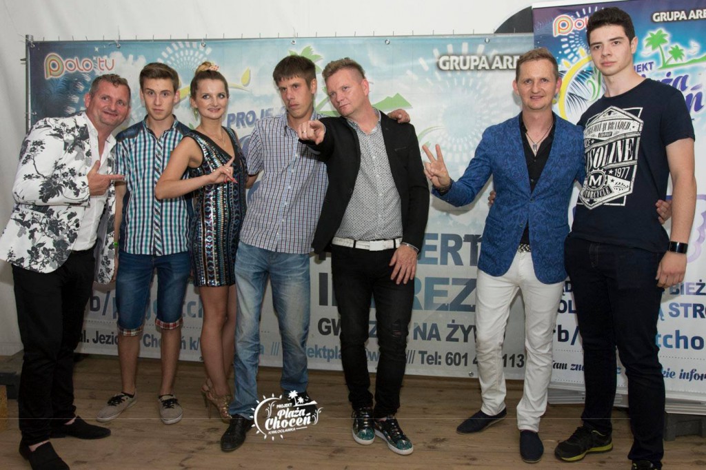 Koncert zespołu MIG na plaży w Choceniu II