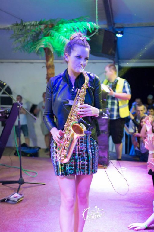 Koncert zespołu MIG na plaży w Choceniu II
