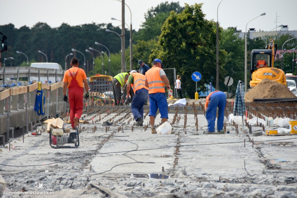 Prace remontowe na wiadukcie