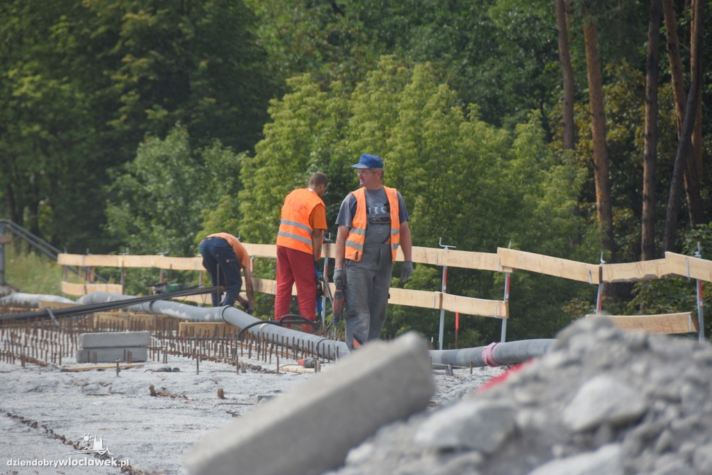Prace remontowe na wiadukcie