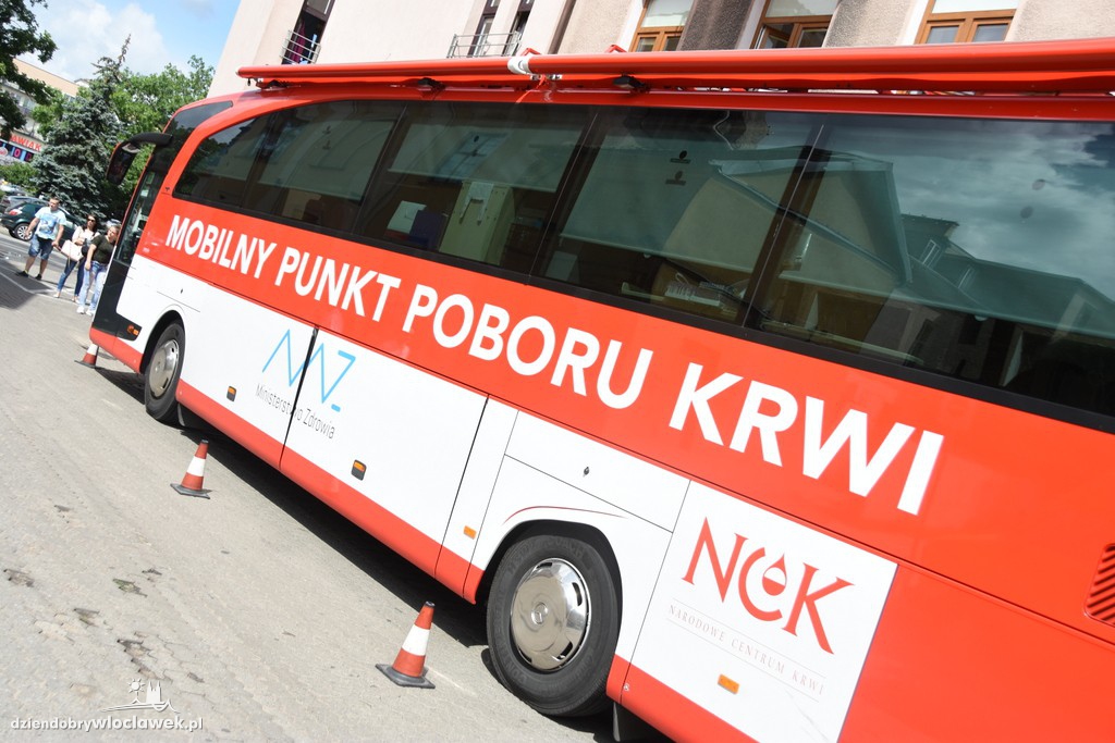 Zbiórka krwi przy ulicy Zduńskiej