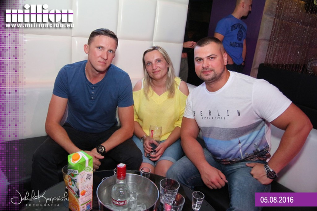 Piątek 05.08 Million Club