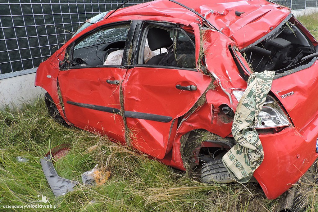 Wypadek na autostradzie A1