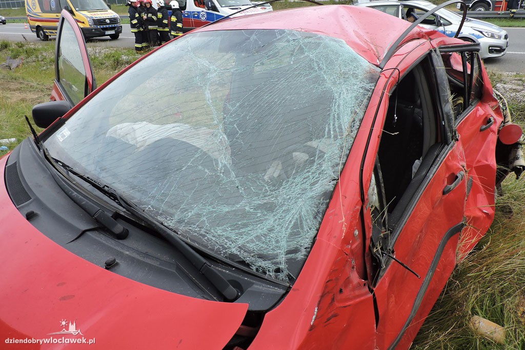 Wypadek na autostradzie A1
