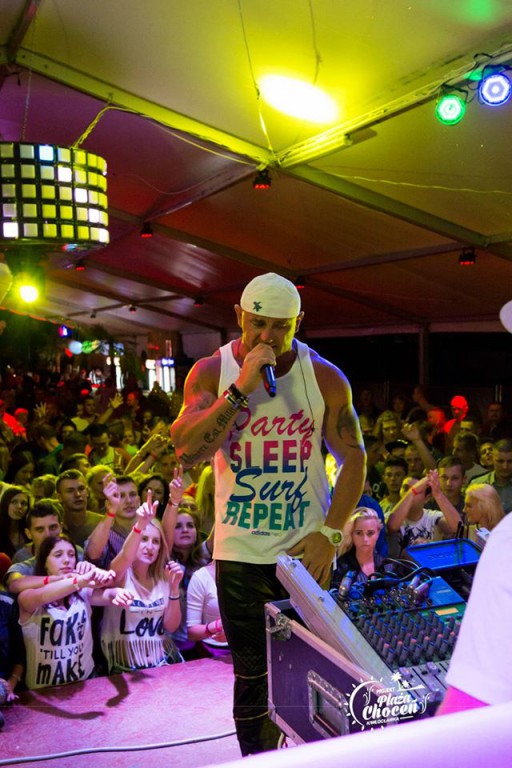 Pudzian Band na plaży w Choceniu