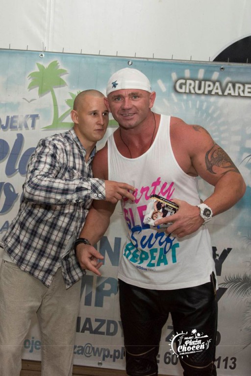 Pudzian Band na plaży w Choceniu
