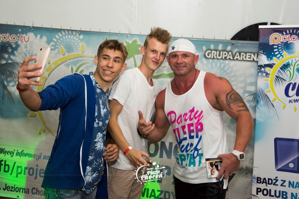 Pudzian Band na plaży w Choceniu