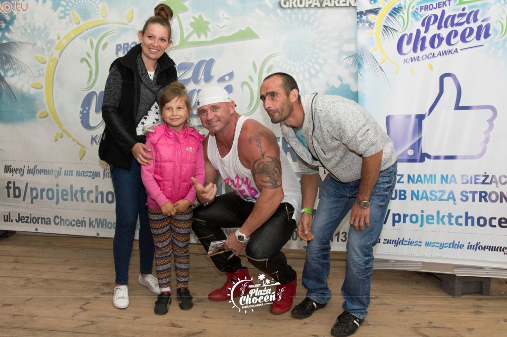 Pudzian Band na plaży w Choceniu